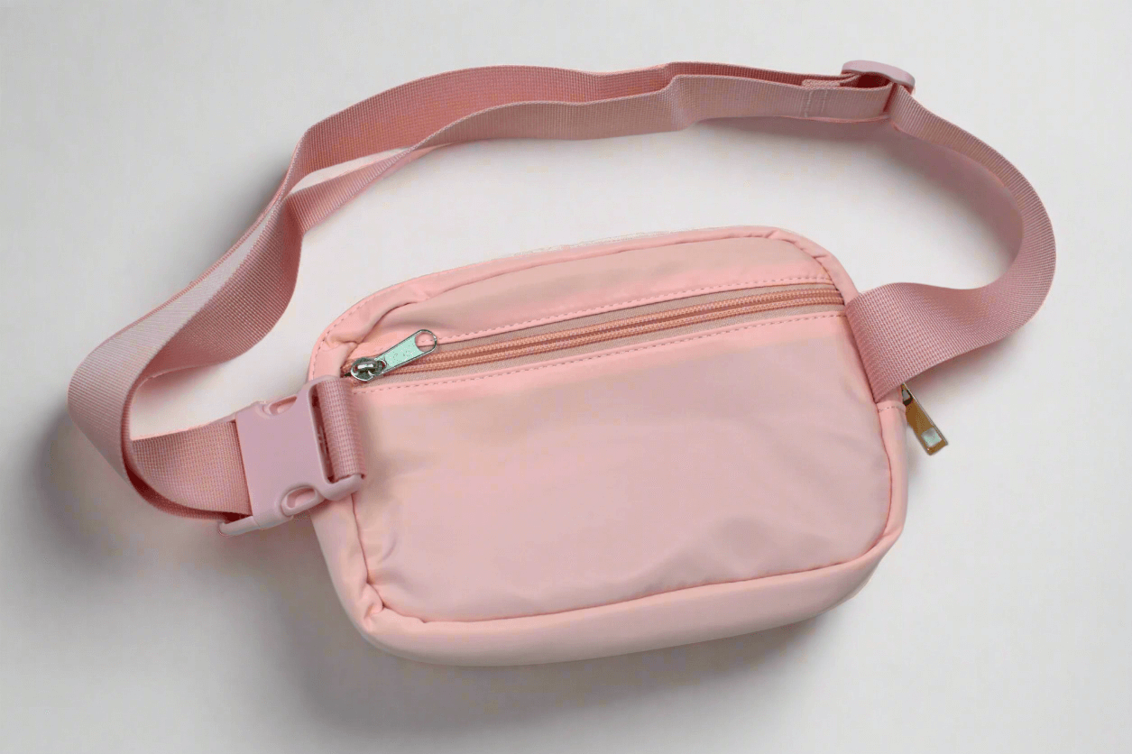 Pink Crossbody Bag Back