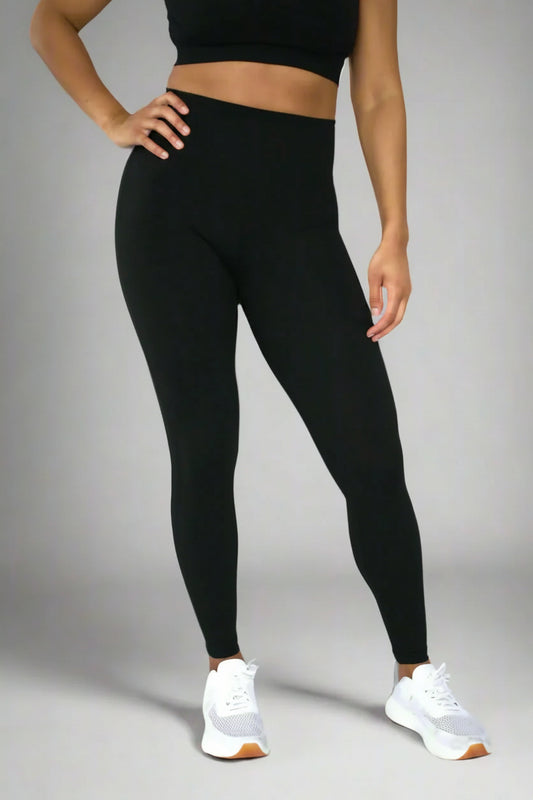Black high waisted leggings