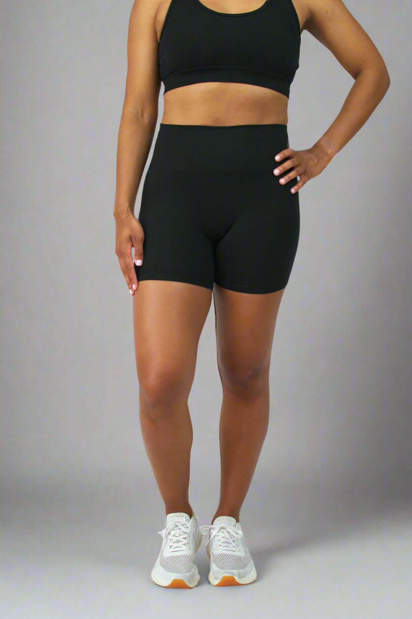 bike shorts front view